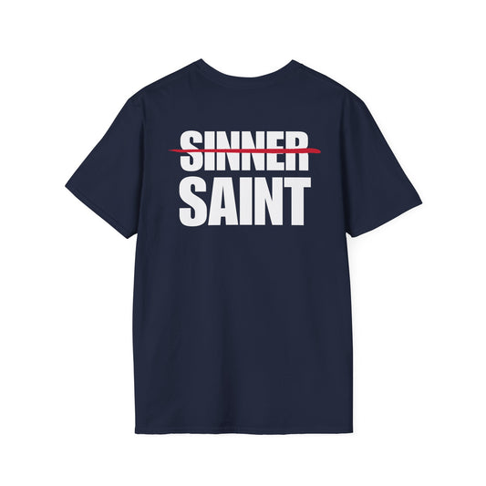 Sinner To Saint White Logo Back Classic T-Shirt (3 Colors)