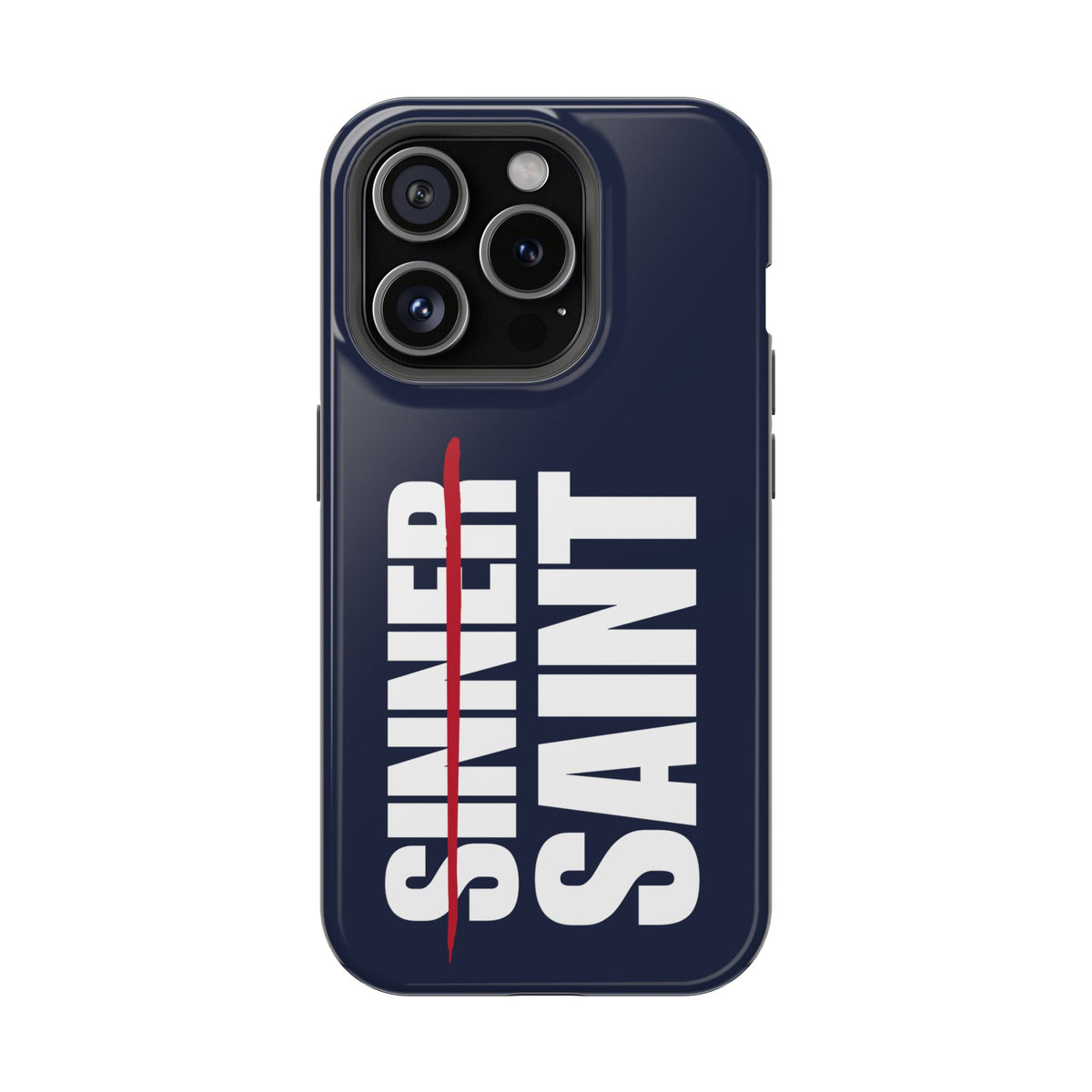 Sinner To Saint White Logo Navy Phone Case