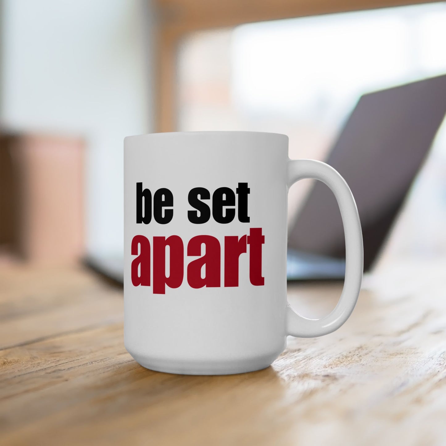 Be Set Apart White Mug (2 Sizes)