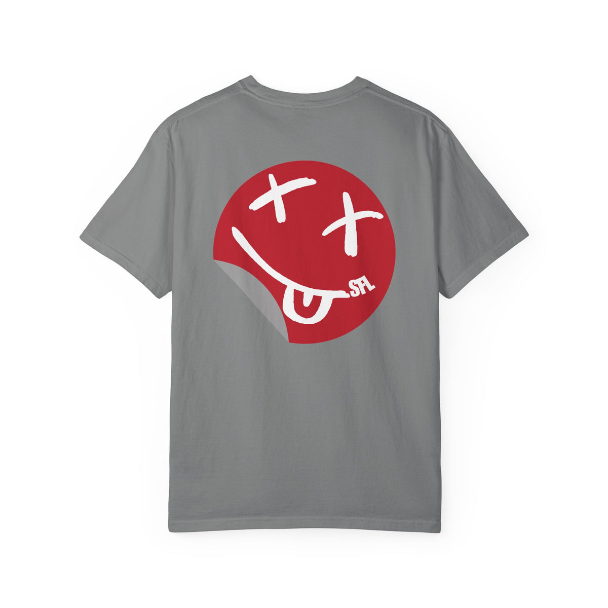 Limited Edition! Smile Red Back Lived-In T-Shirt (5 Colors)