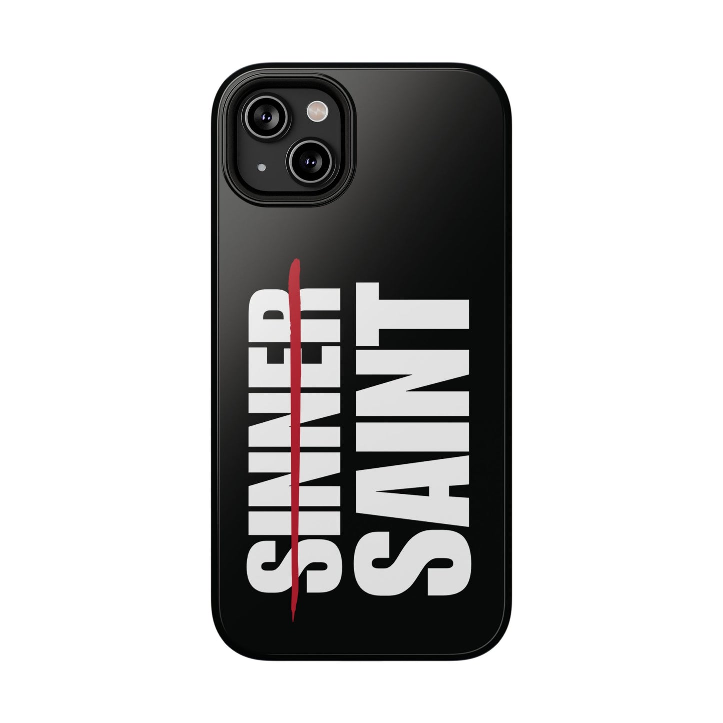 Sinner To Saint White Logo Black Phone Case