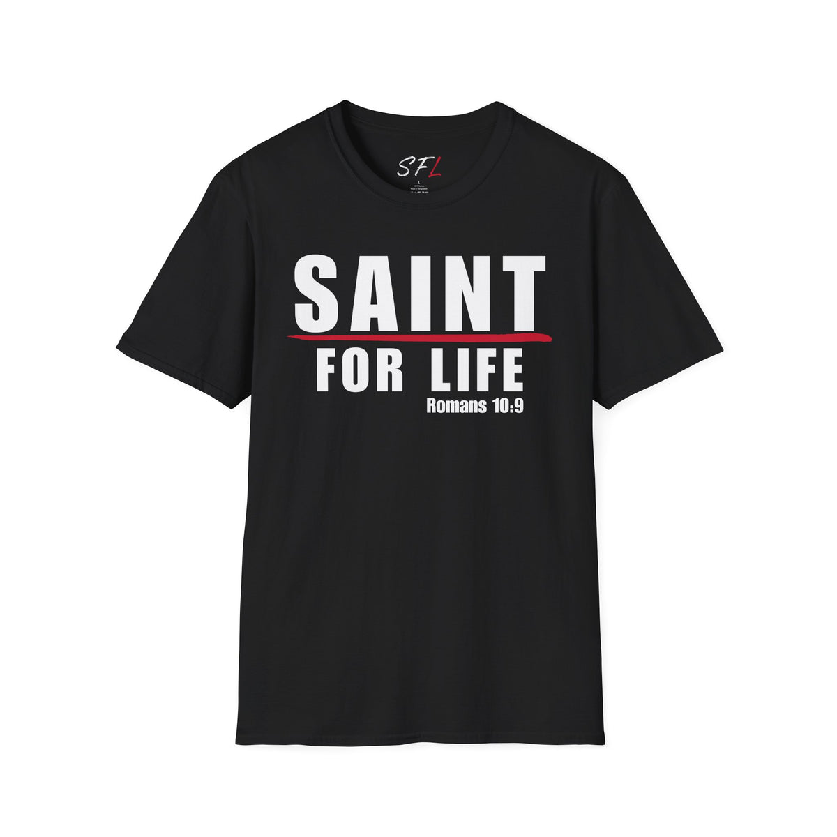 Saint For Life White Logo Classic T-Shirt (3 Colors)