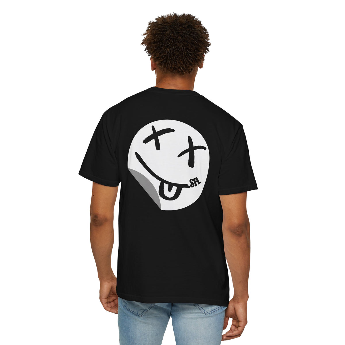 Limited Edition! Smile White Back Lived-In T-Shirt (6 Colors)