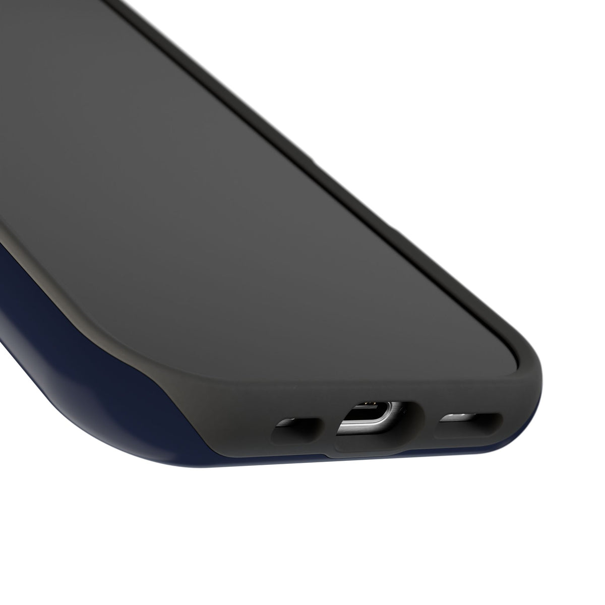 Be Set Apart White Logo Navy Phone Case