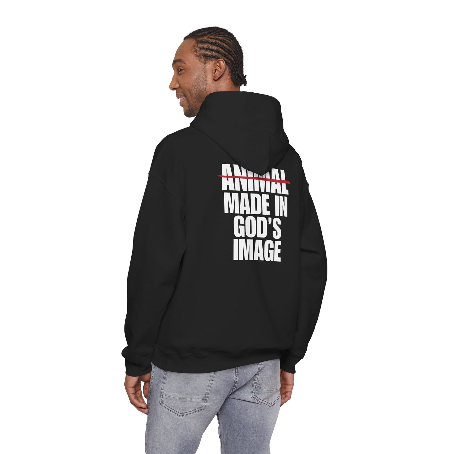 Made In God's Image White Logo Hoodie (5 Colors)