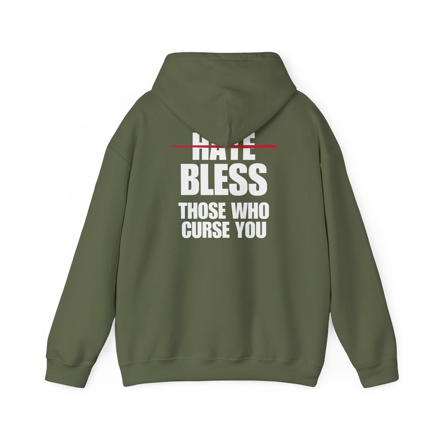 Bless Those Who Curse You White Logo Hoodie (5 Colors)