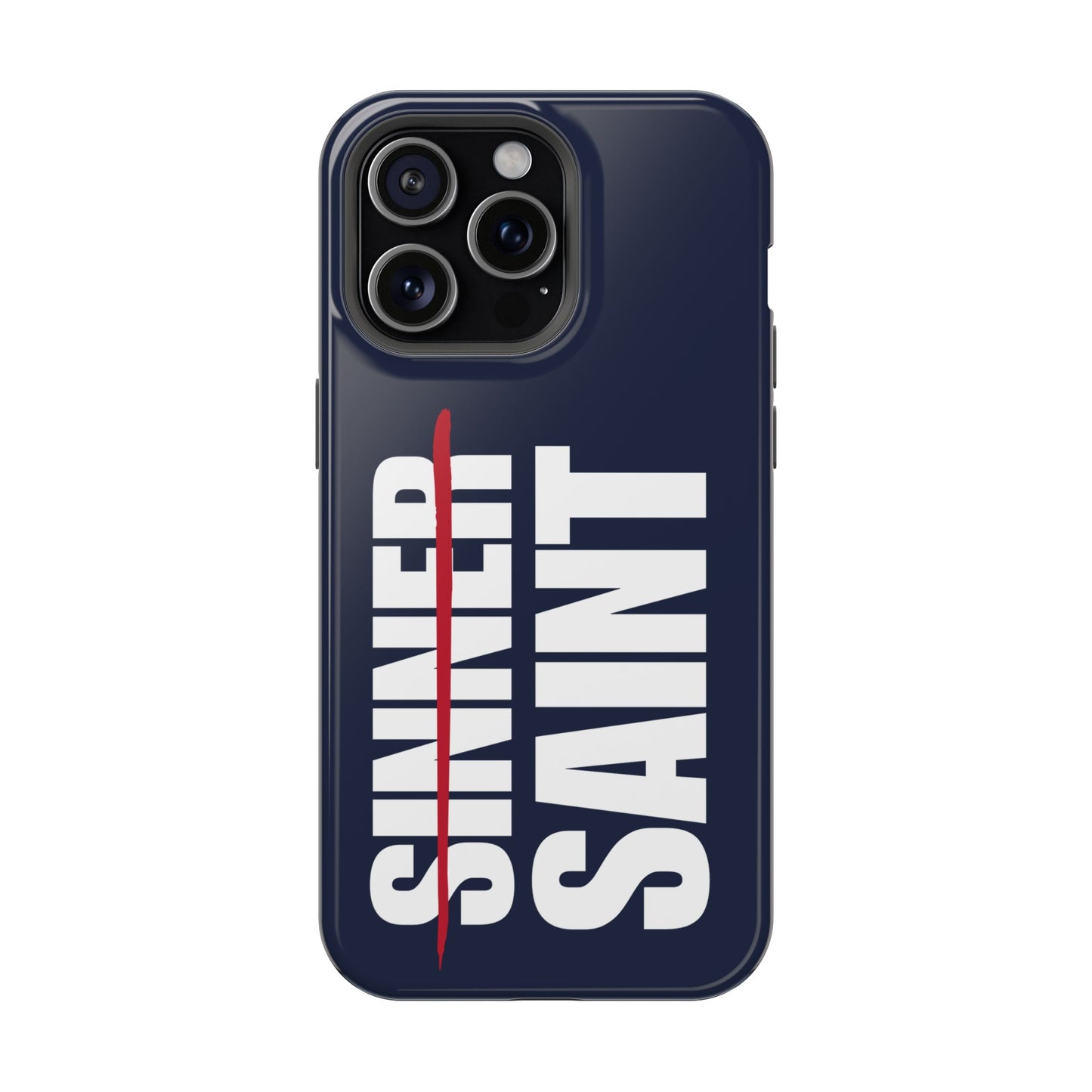 Sinner To Saint White Logo Navy Phone Case