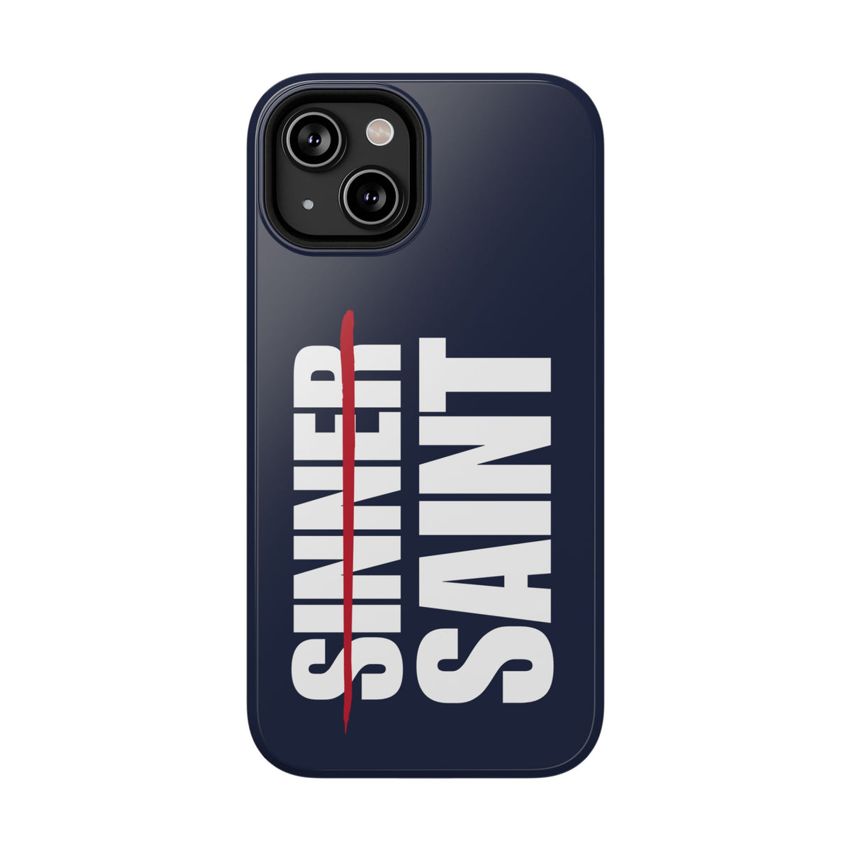 Sinner To Saint White Logo Navy Phone Case