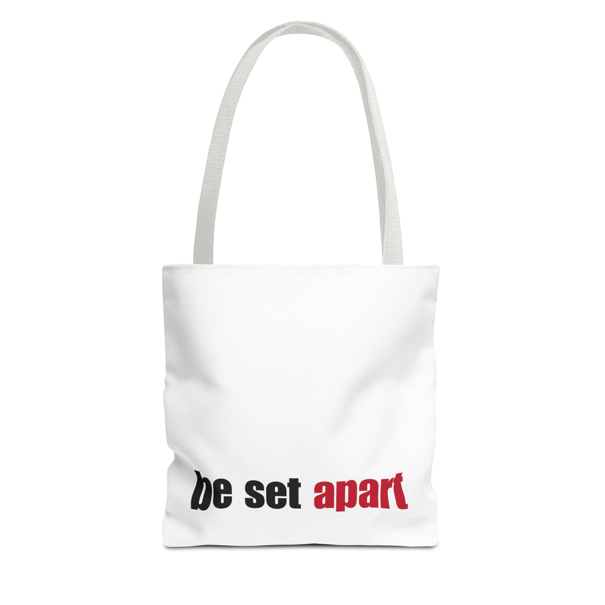 Be Set Apart White Tote (3 Sizes)