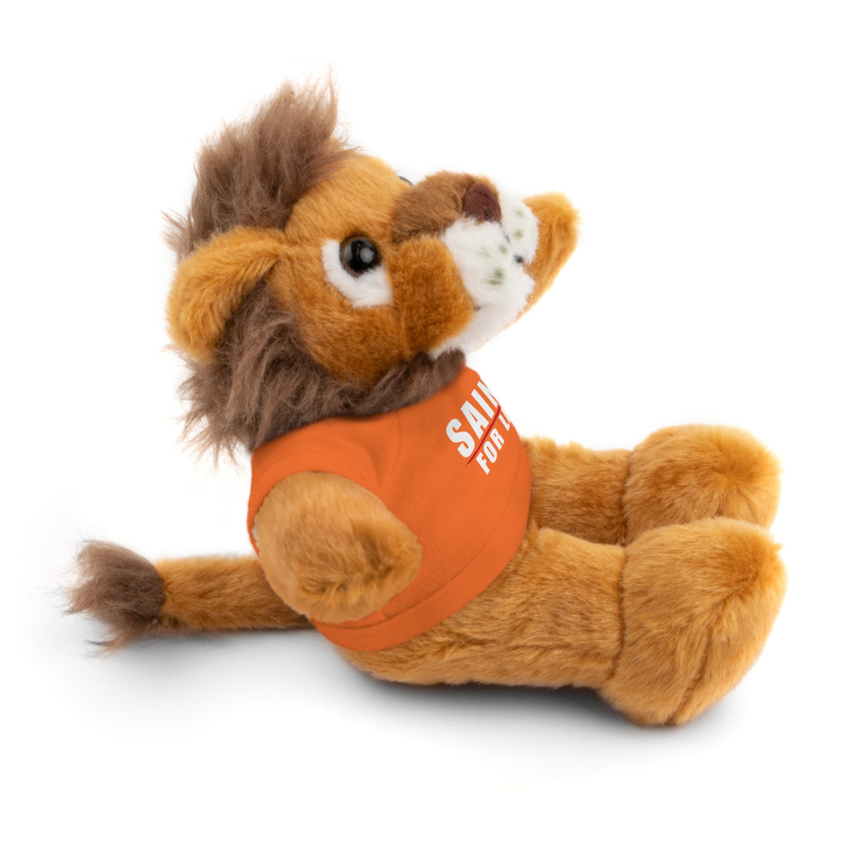 Saint For Life White Logo Baby Lion Stuffed Animal (8 Colors)