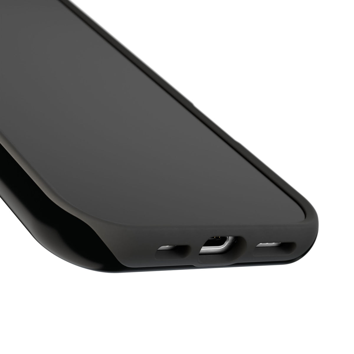 Be Set Apart White Logo Black Phone Case