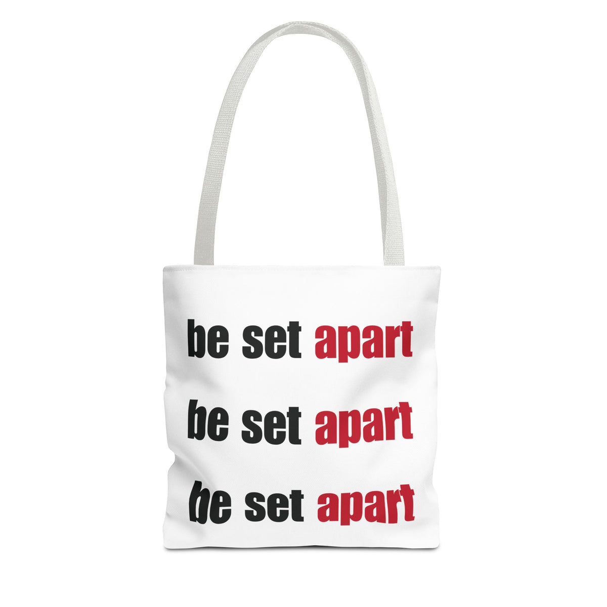 Be Set Apart Repeat White Tote (3 Sizes)