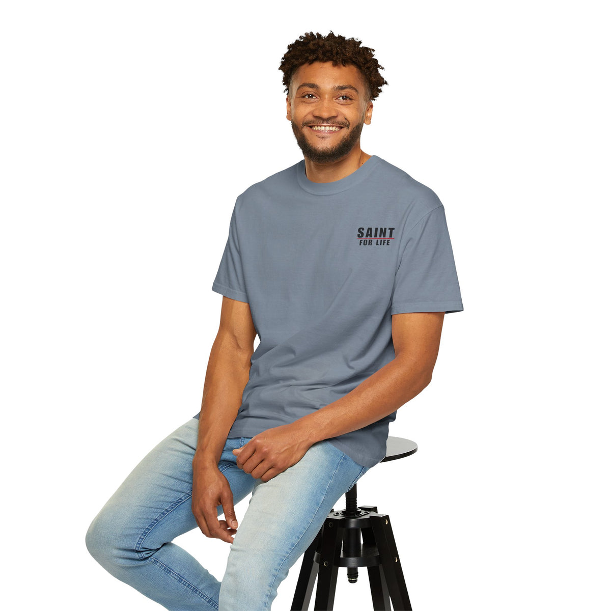 Saint For Life Back Lived-In T-Shirt (4 Colors)