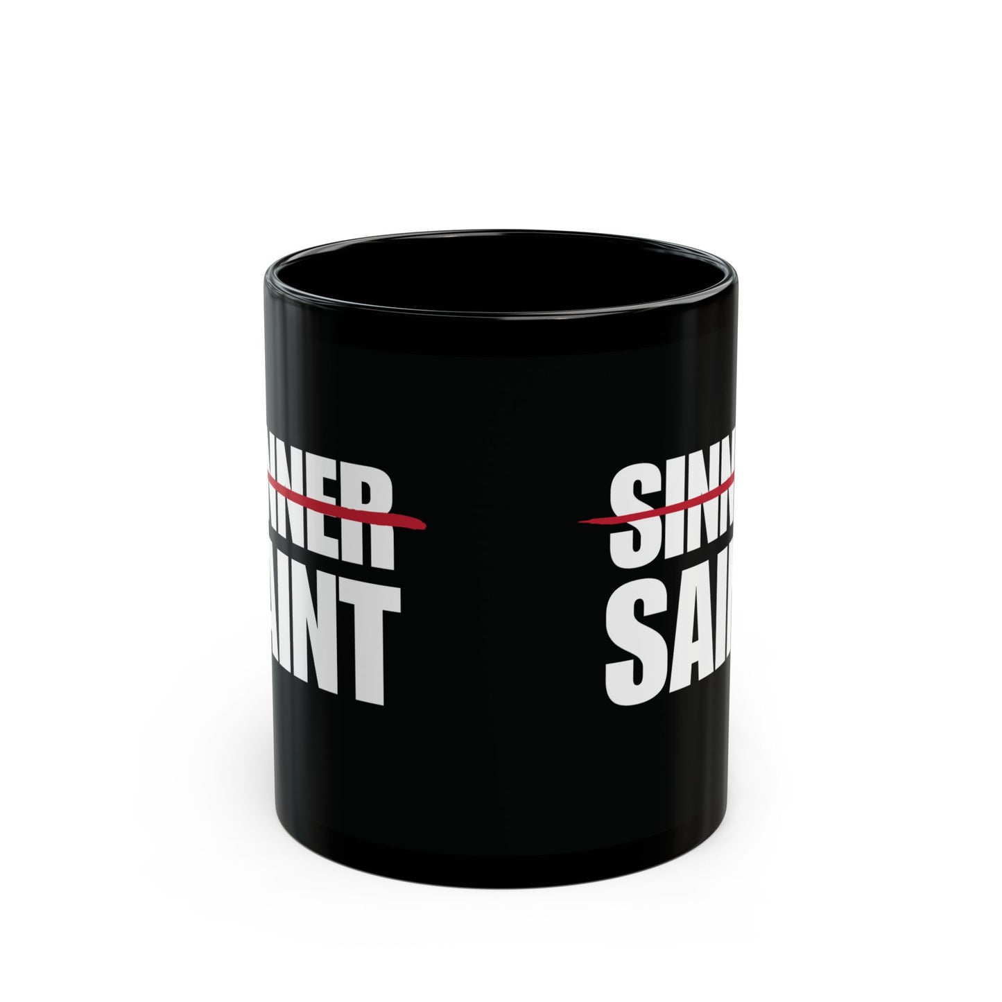 Sinner To Saint Black Mug (2 Sizes)