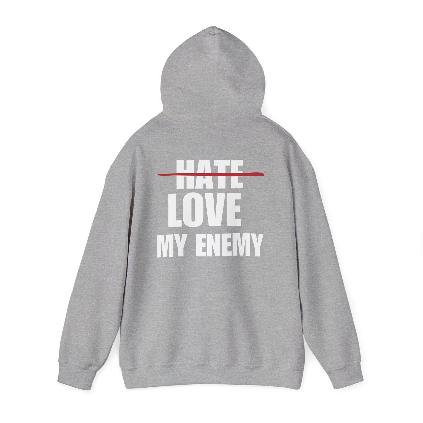 Love My Enemy White Logo Hoodie (5 Colors)