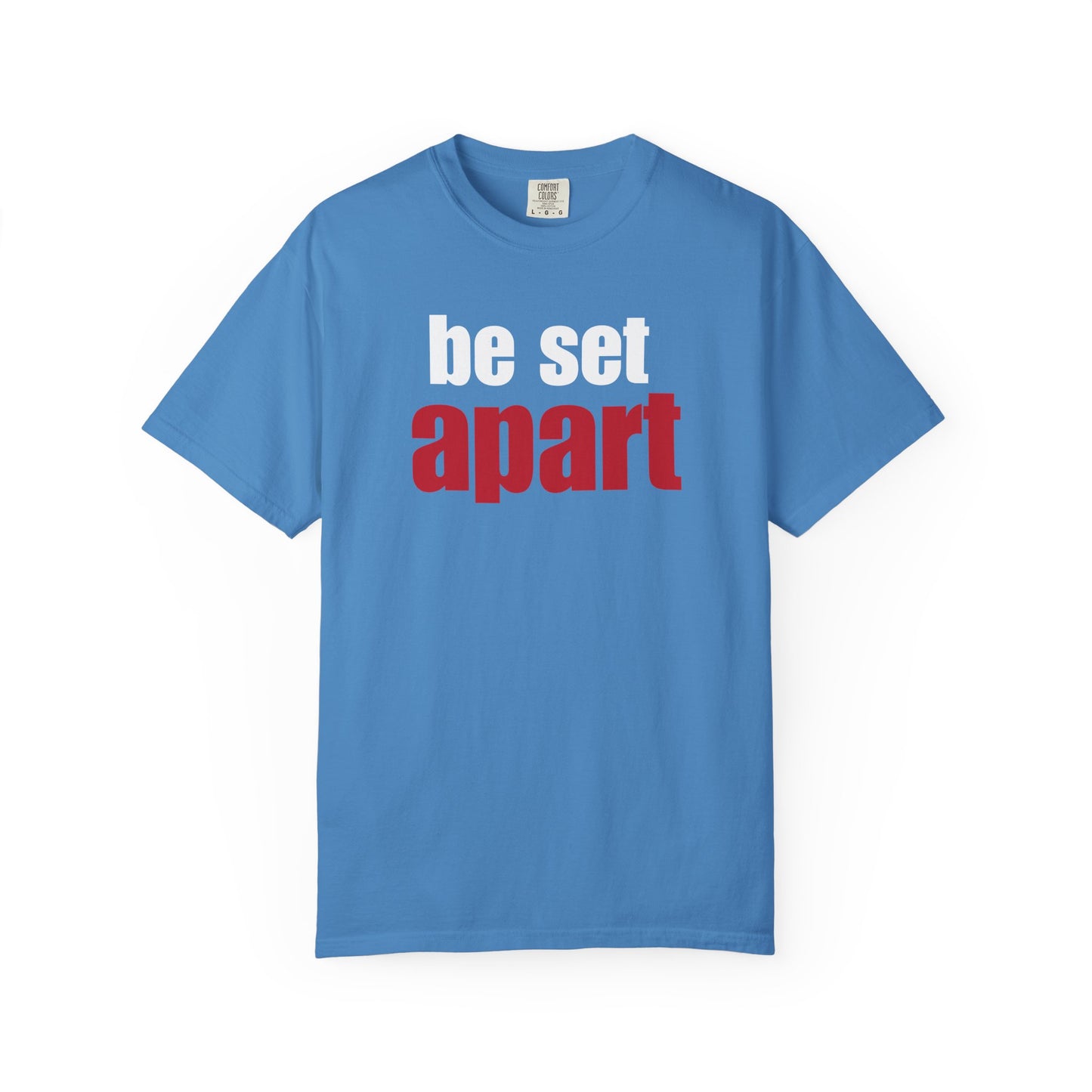 Be Set Apart White Logo Lived-In T-Shirt (5 Colors)