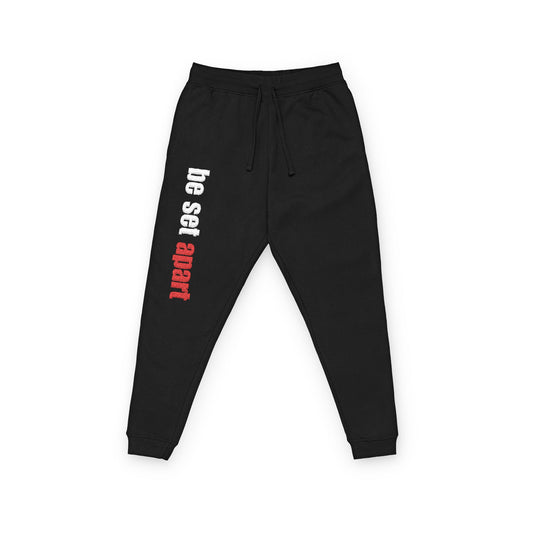 Be Set Apart White Logo Unisex Joggers (4 Colors)