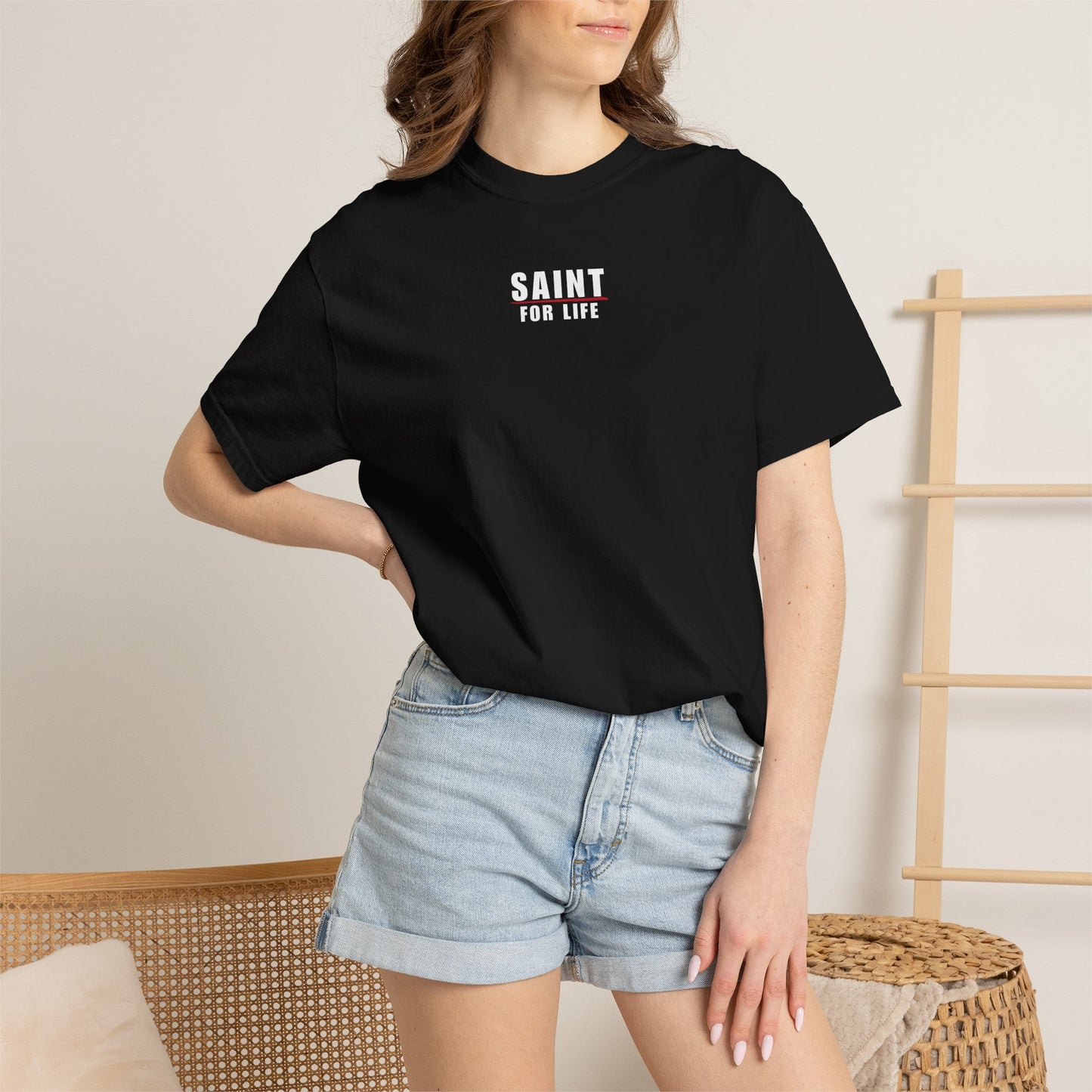 God Is Alive White Logo Back Lived-In T-Shirt (5 Colors)