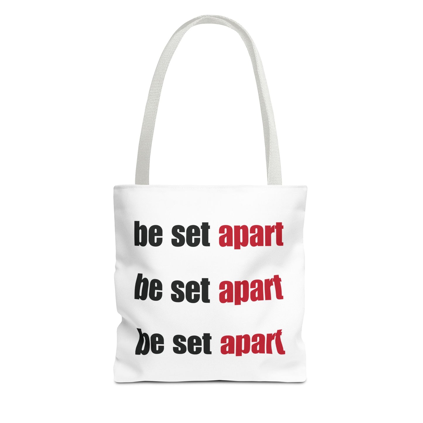 Be Set Apart Repeat White Tote (3 Sizes)