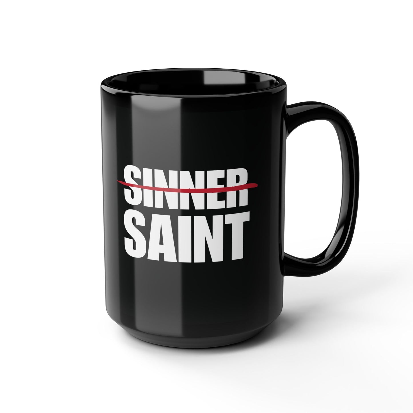 Sinner To Saint Black Mug (2 Sizes)