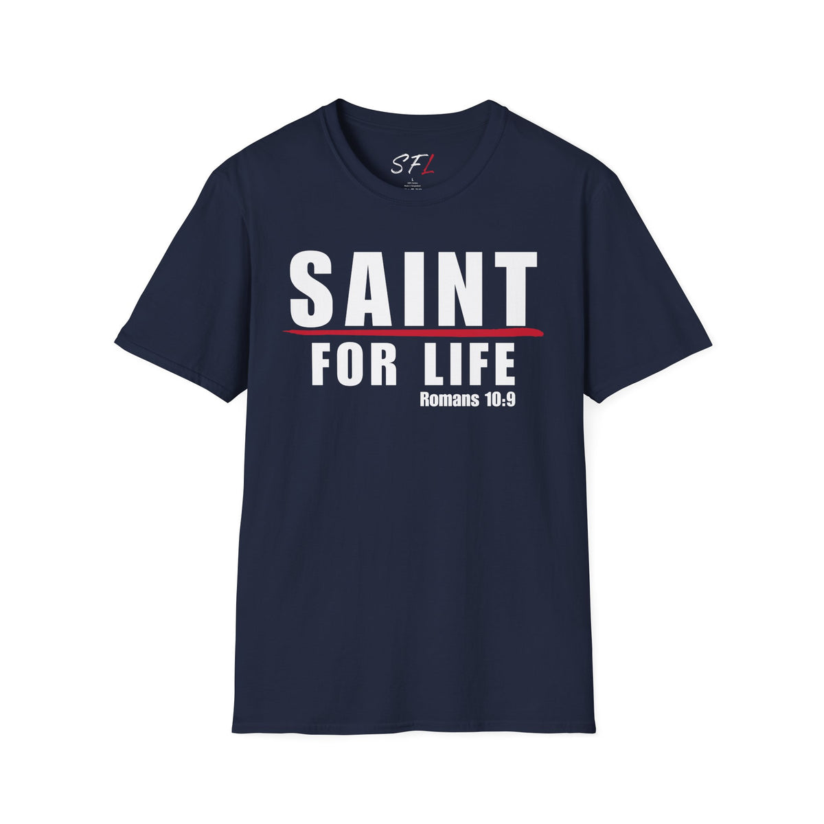 Saint For Life White Logo Classic T-Shirt (3 Colors)