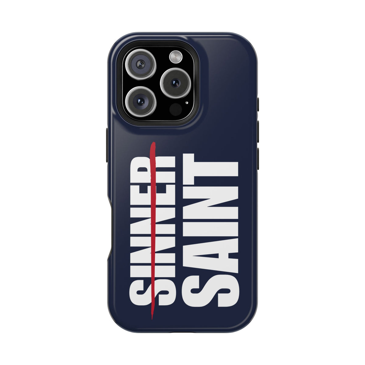 Sinner To Saint White Logo Navy Phone Case