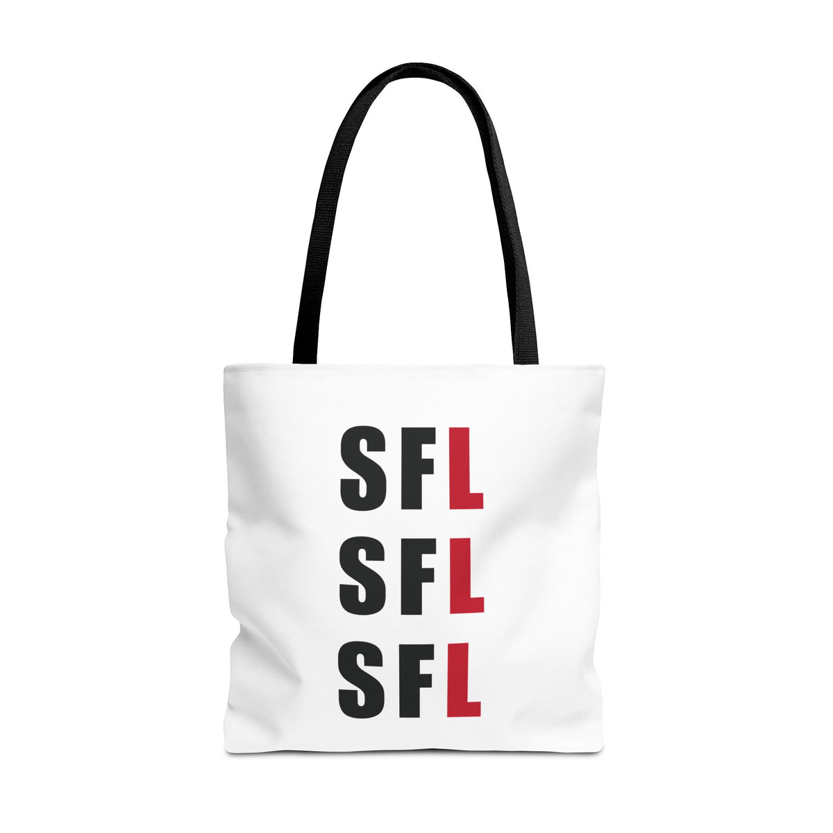 SFL Repeat White Tote (3 Sizes)