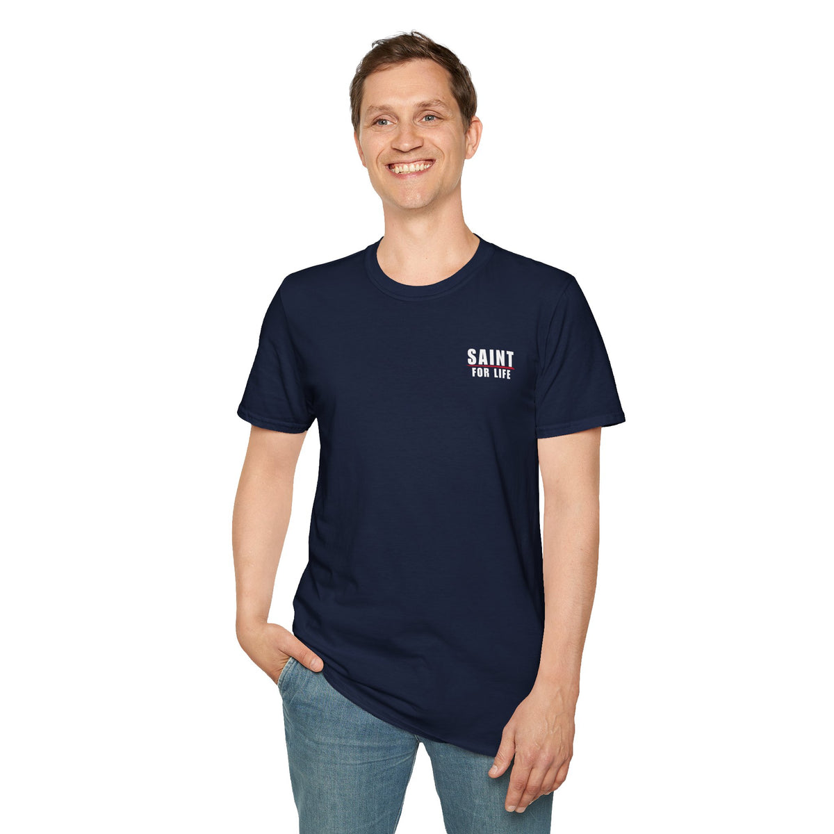 Sinner To Saint White Logo Back Classic T-Shirt (3 Colors)