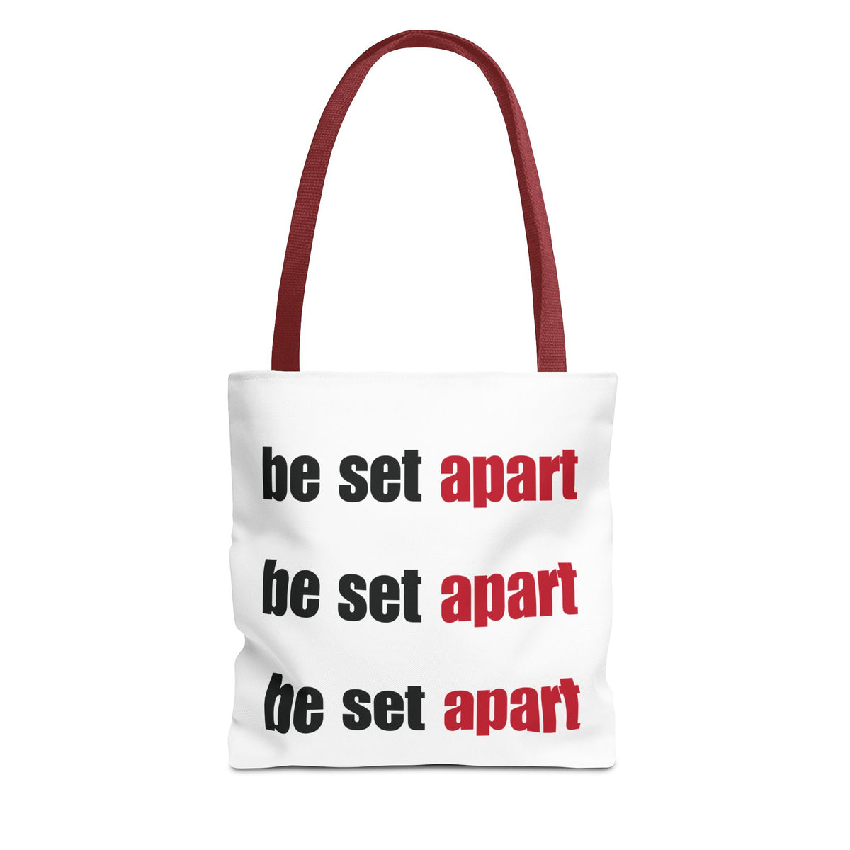 Be Set Apart Repeat White Tote (3 Sizes)