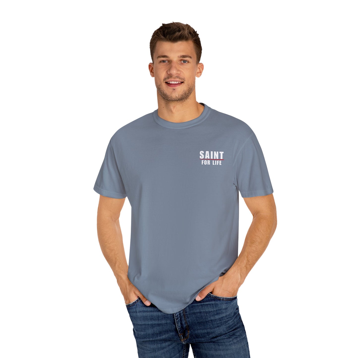 Sinner To Saint White Logo Back Lived-In T-Shirt (5 Colors)