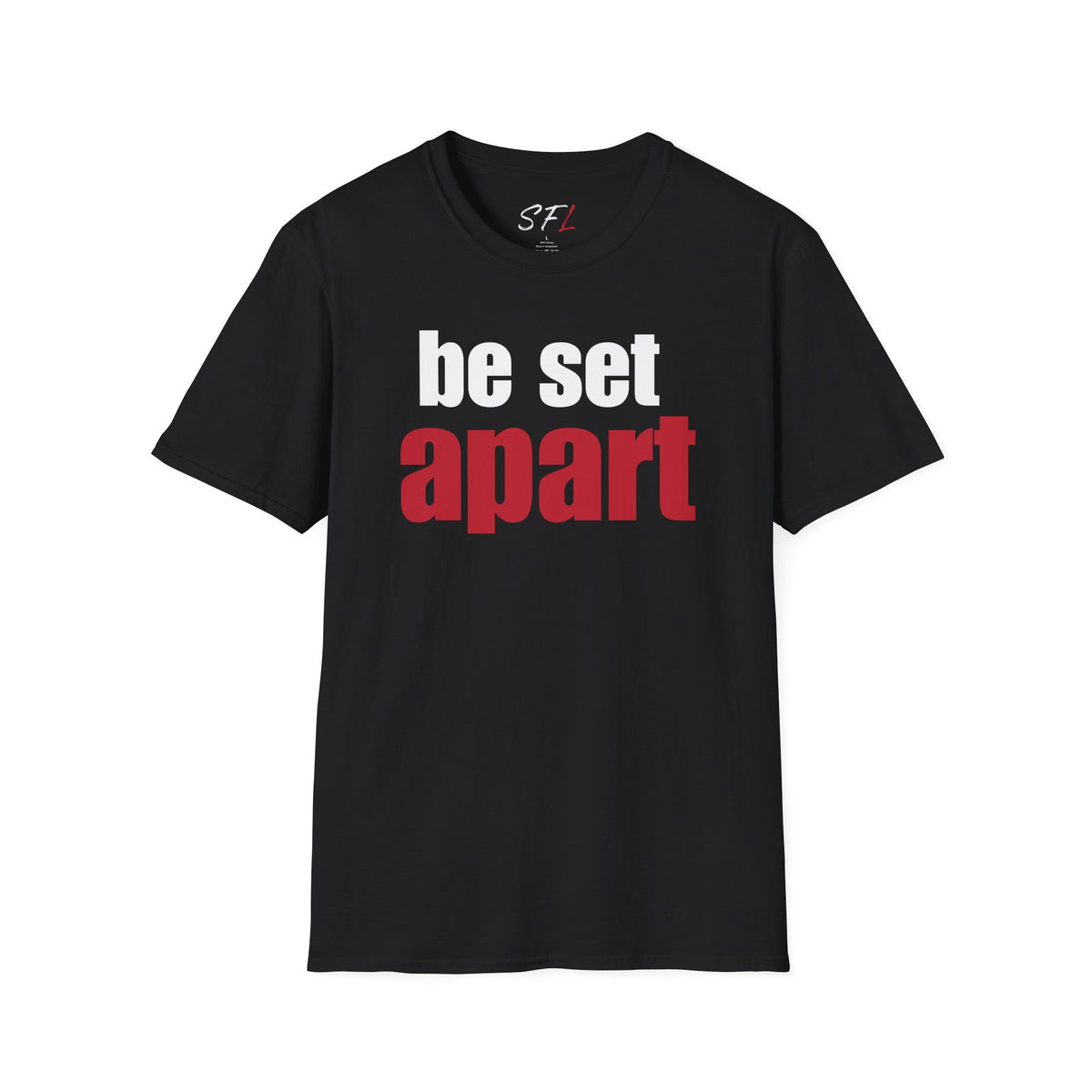Be Set Apart White Logo Classic T-Shirt (3 Colors)