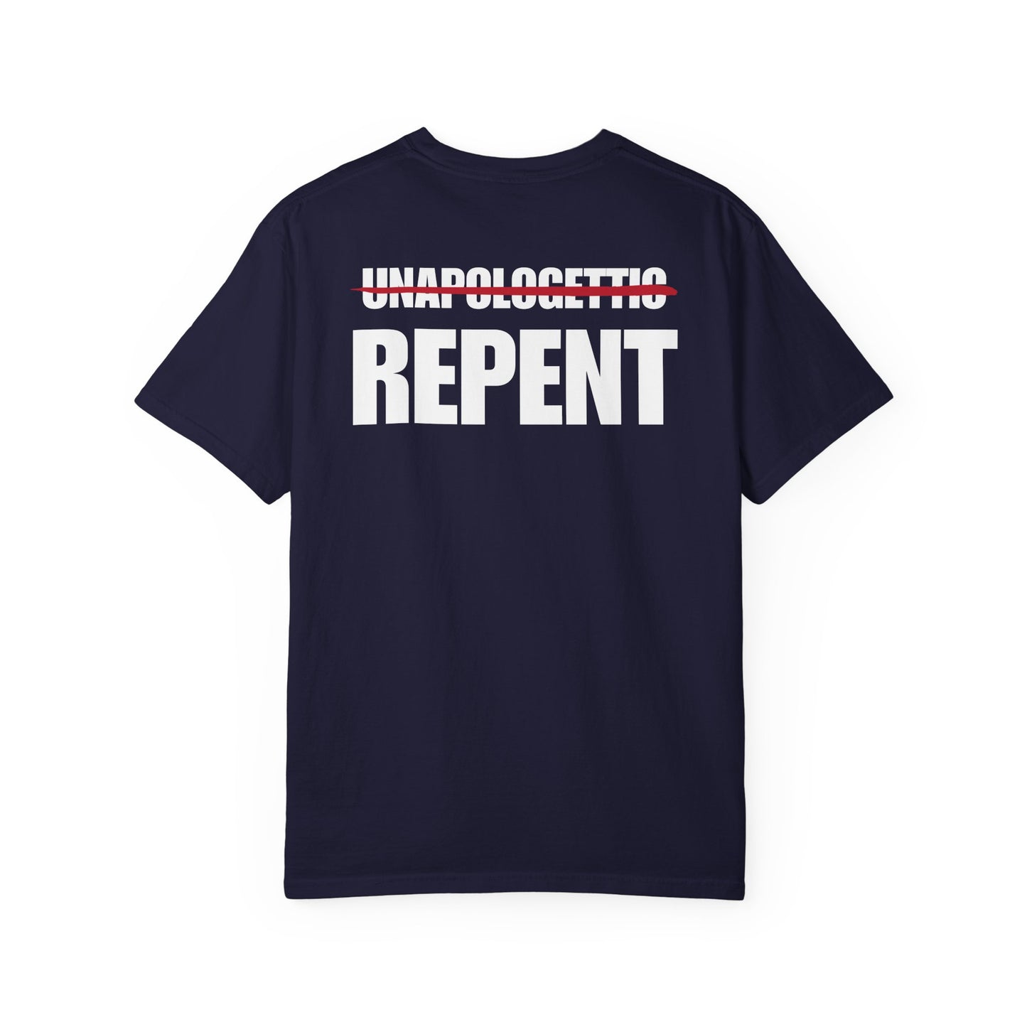 Repent White Logo Back Lived-In T-Shirt (5 Colors)