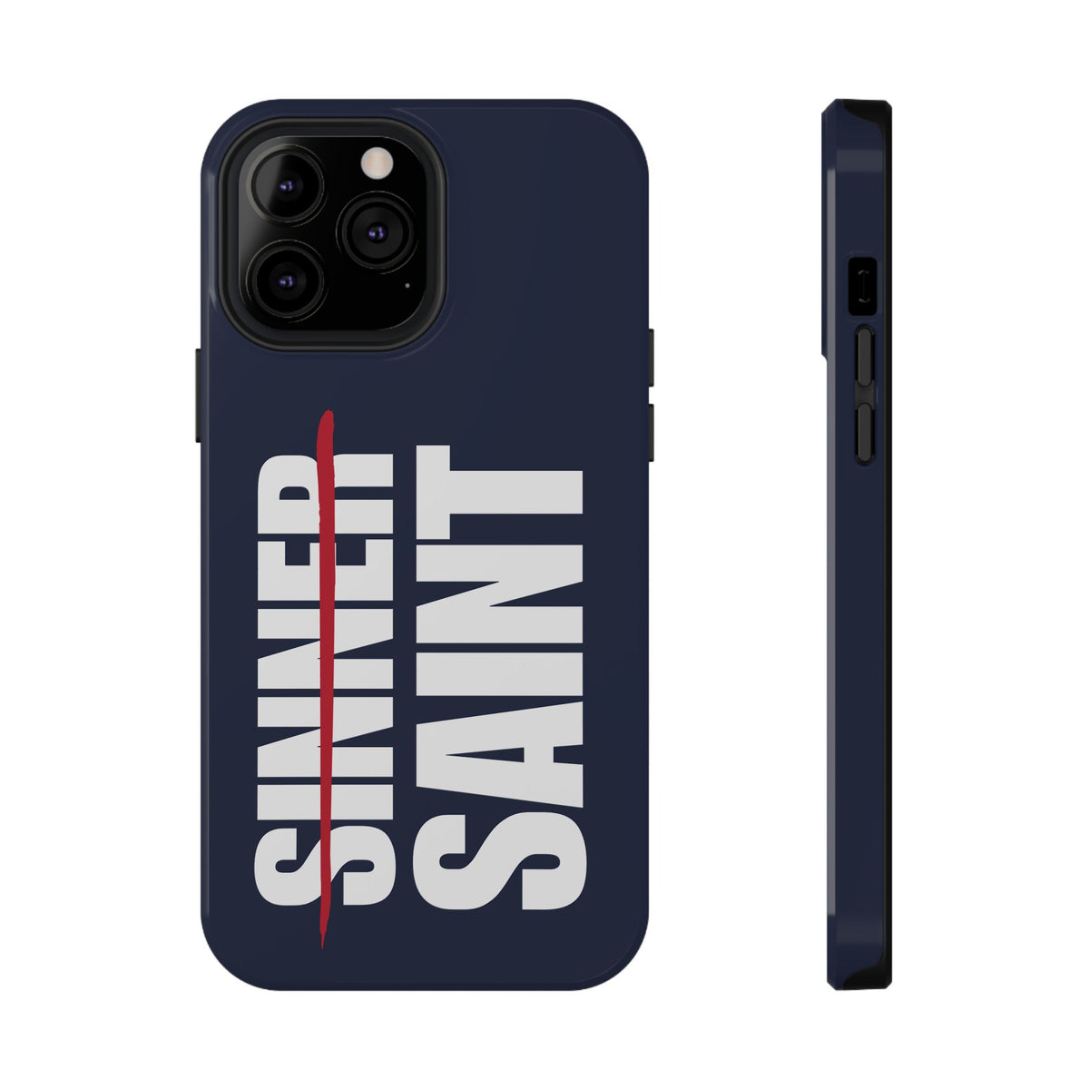 Sinner To Saint White Logo Navy Phone Case