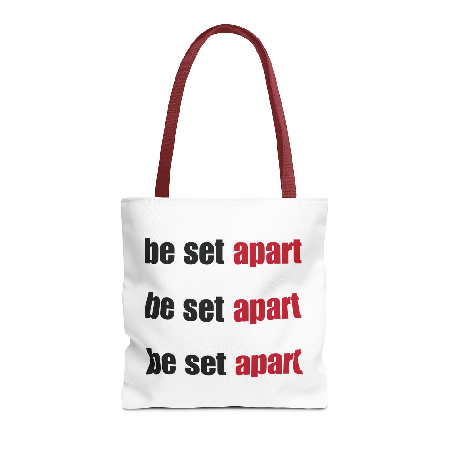 Be Set Apart Repeat White Tote (3 Sizes)