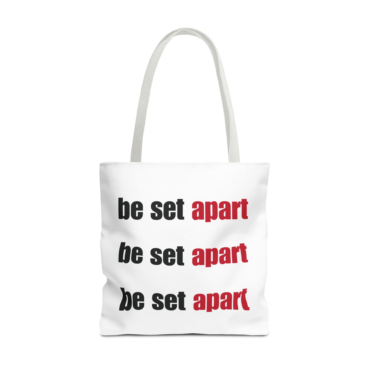 Be Set Apart Repeat White Tote (3 Sizes)