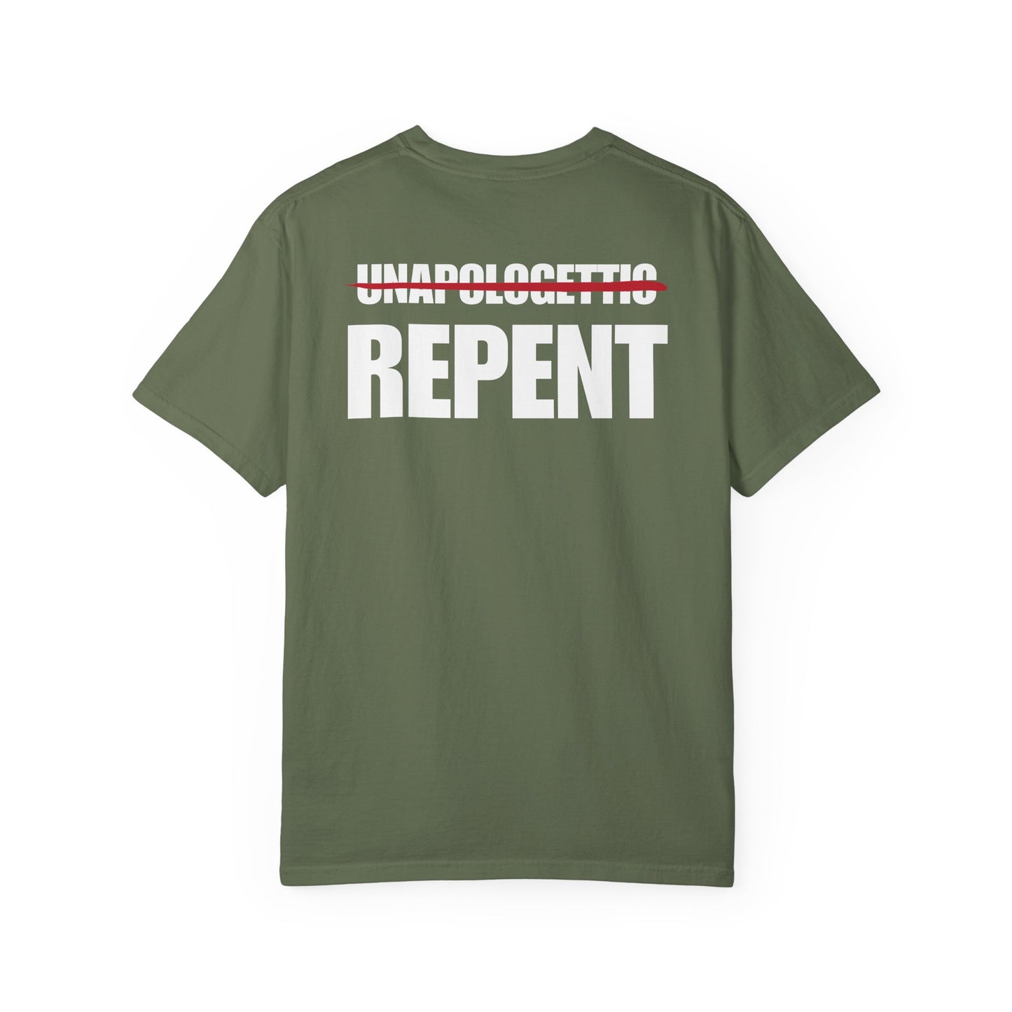 Repent White Logo Back Lived-In T-Shirt (5 Colors)