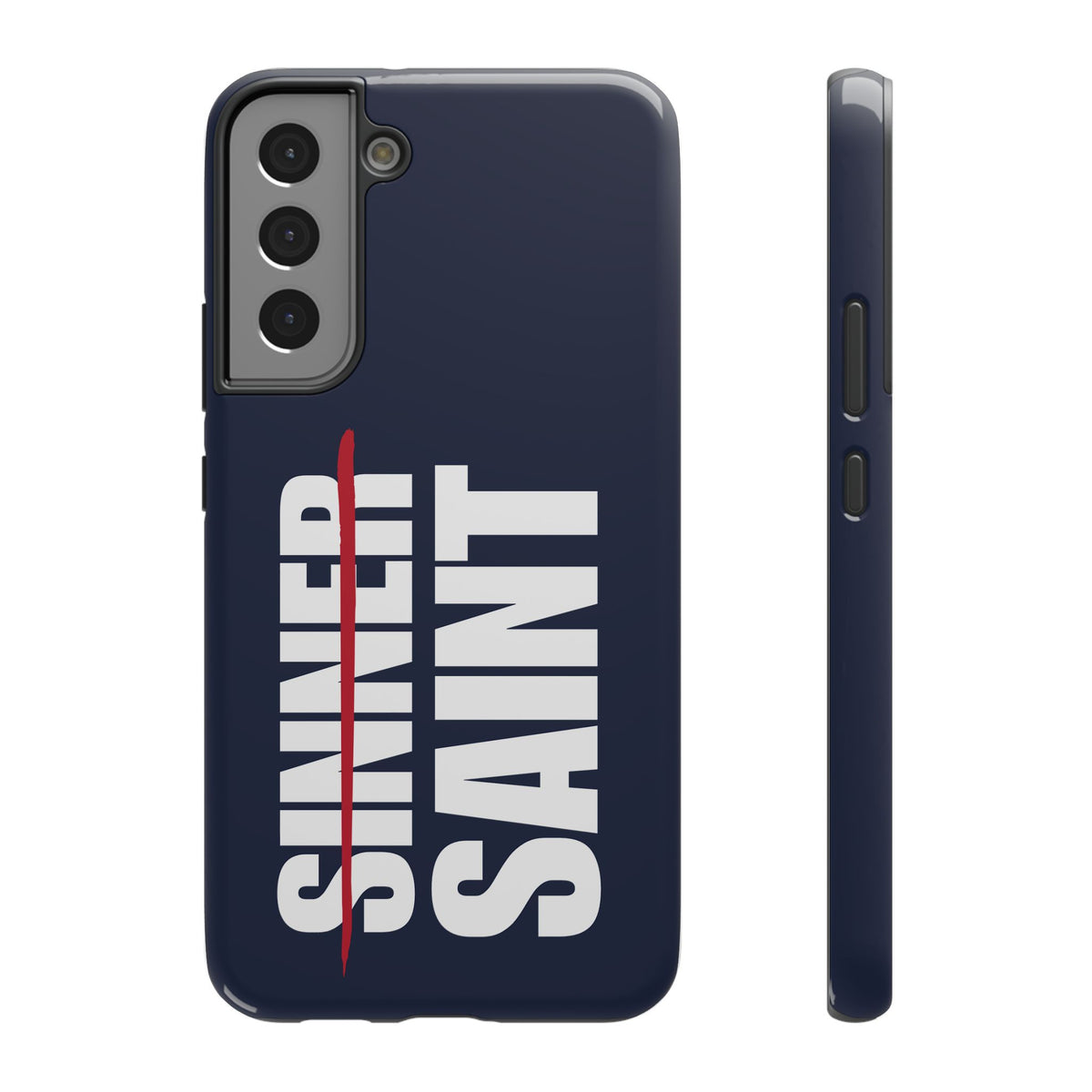 Sinner To Saint White Logo Navy Phone Case
