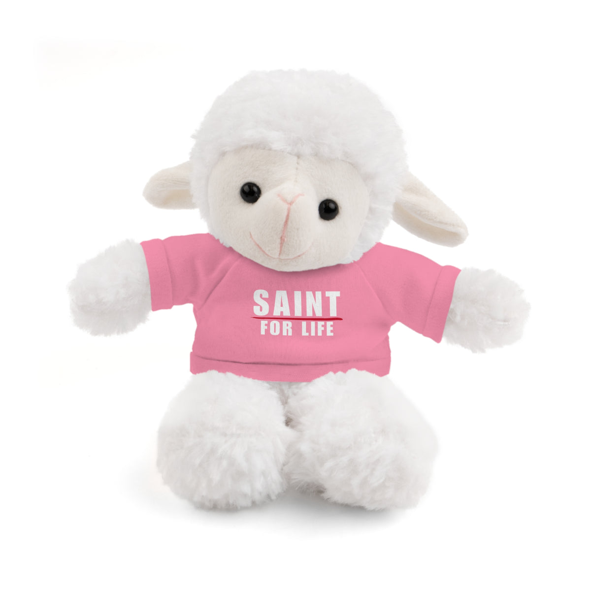 Saint For Life Logo Baby Lamb Stuffed Animal (8 Colors)
