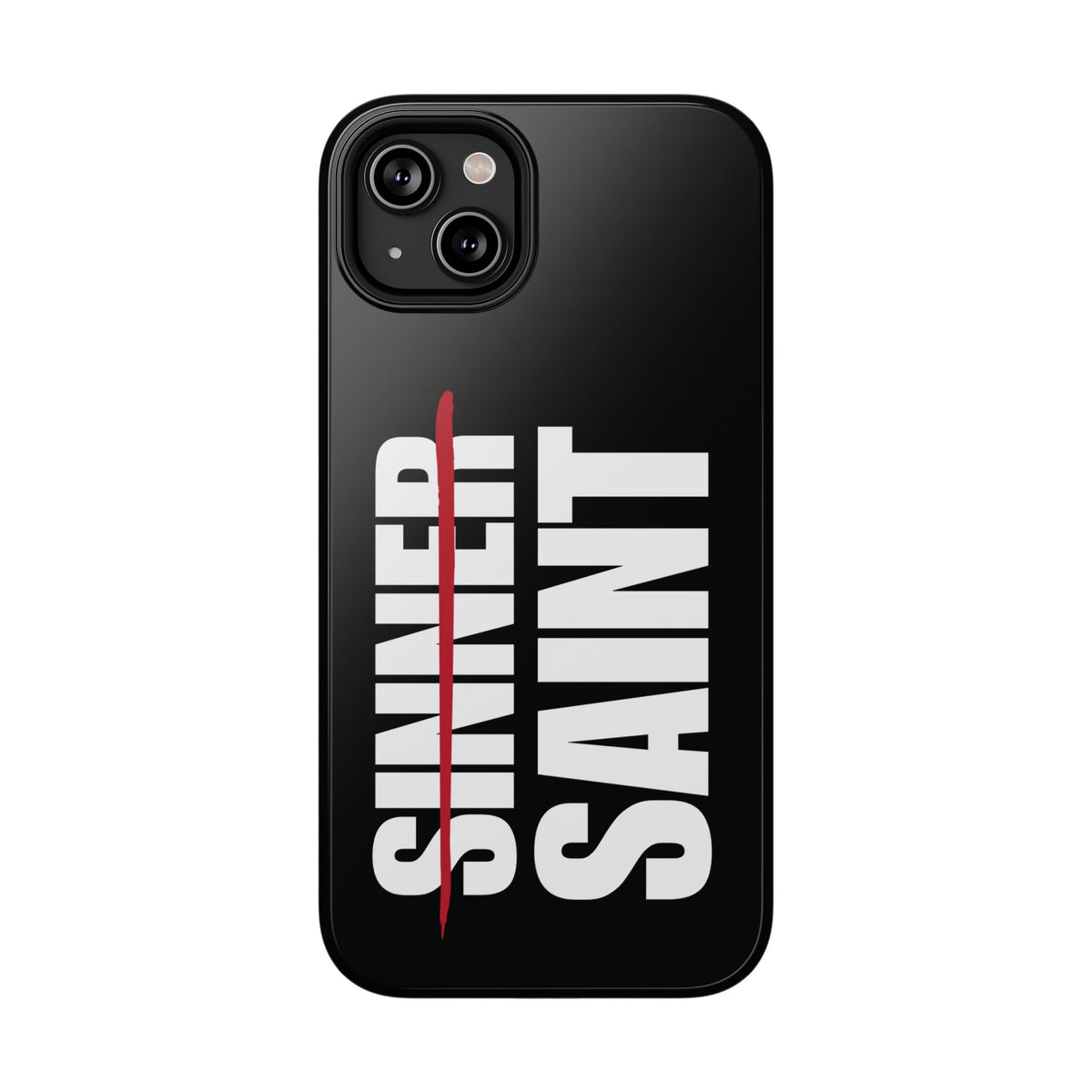 Sinner To Saint White Logo Black Phone Case