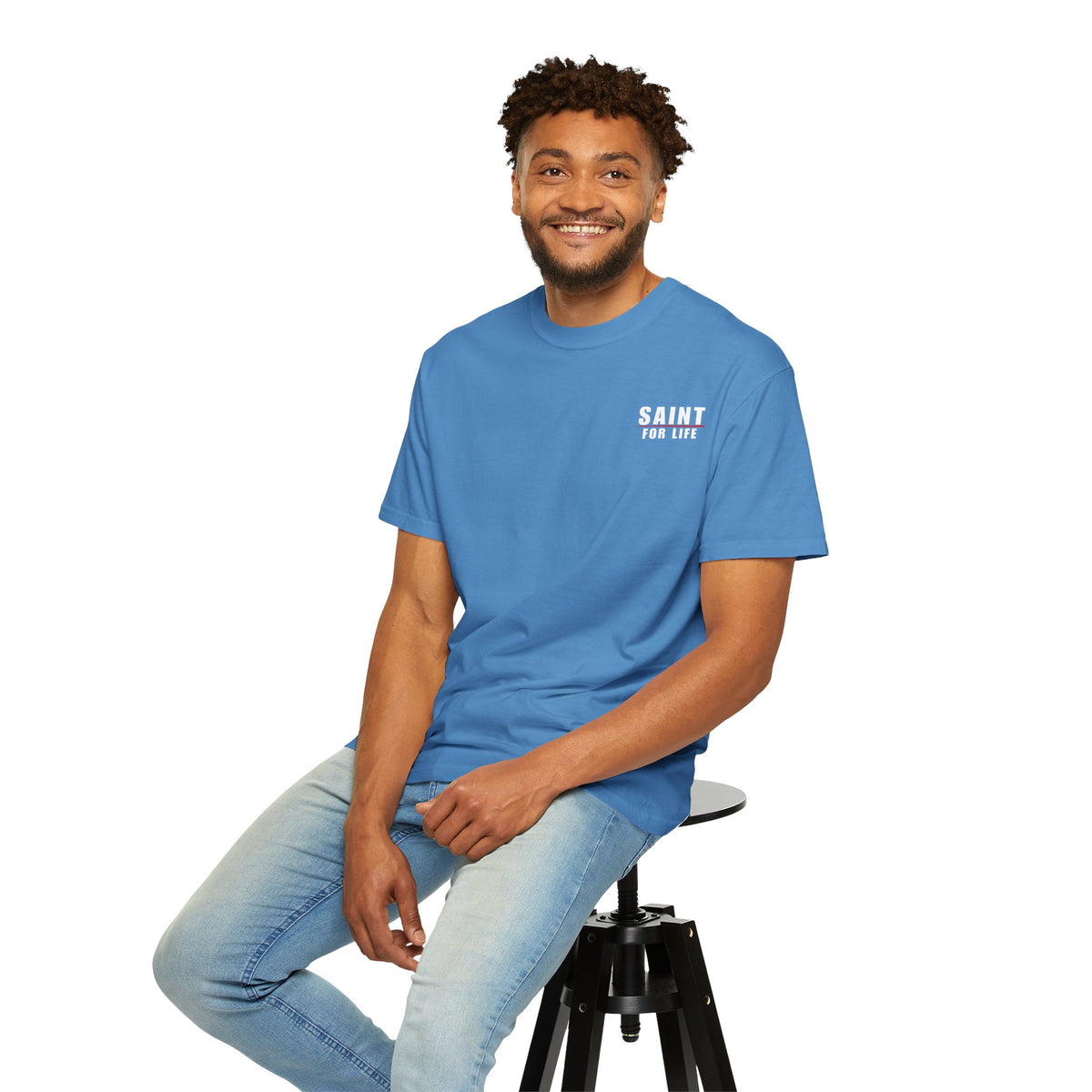 Be Set Apart White Logo Back Lived-In T-Shirt (5 Colors)