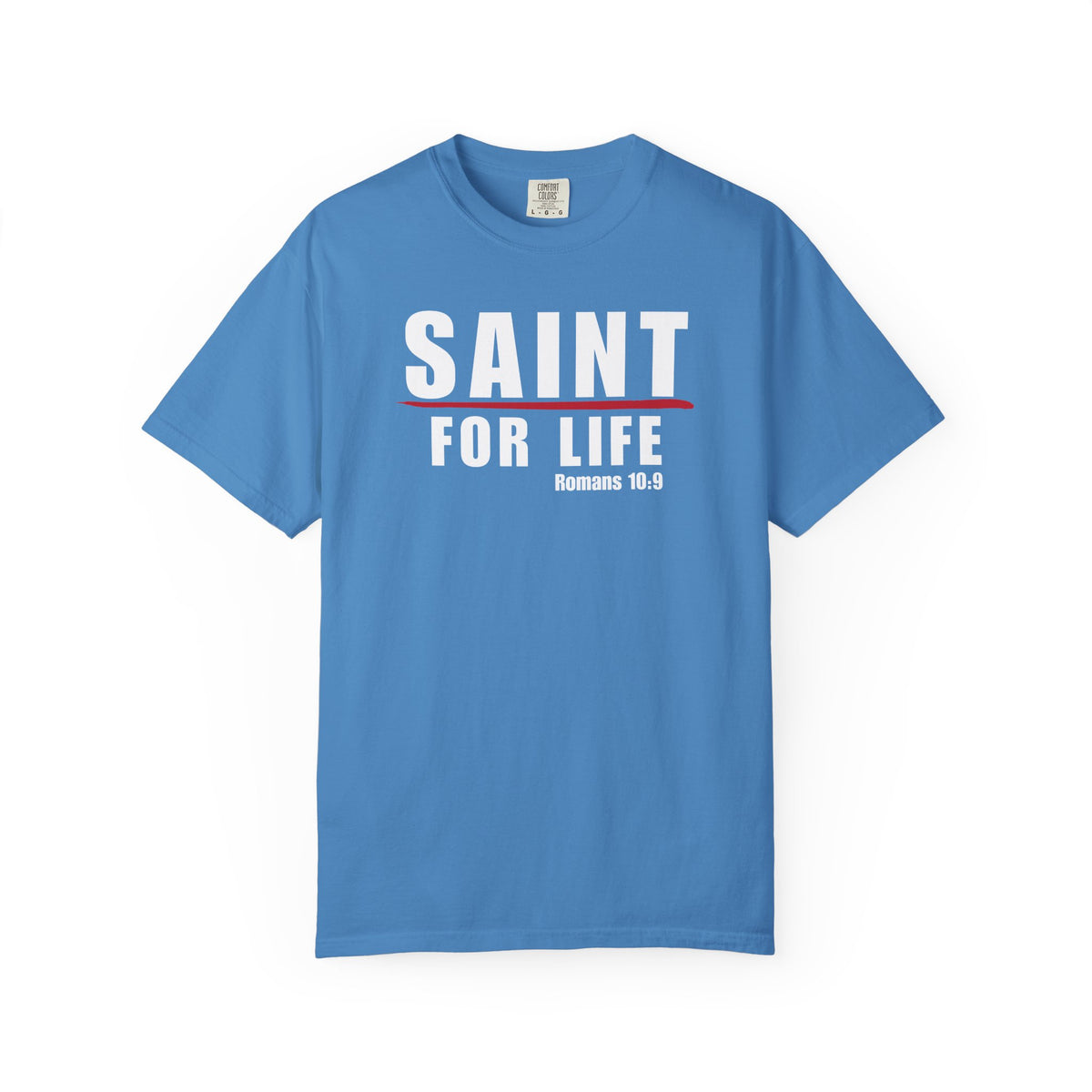 Saint For Life White Logo Lived-In T-Shirt (5 Colors)
